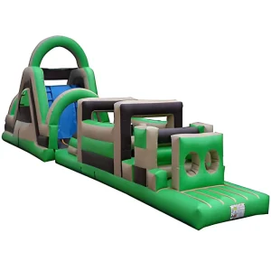 Giant Inflatable Obstacle Course Outdoor Challenge Playground Commercial Fun City Custom Durable PVC