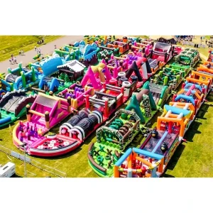Giant Inflatable Obstacle Course Track for Adult and Kids by China Factory Manufacturer