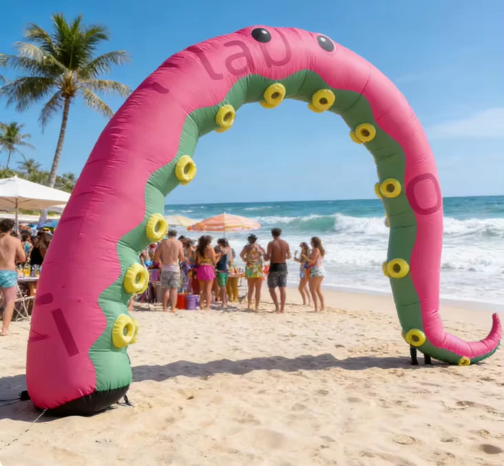 Giant Inflatable Octopus Tentacle Inflatable Octopus Arch For Amusement Park Event Decoration