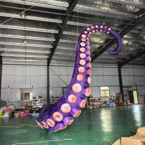 Modèle de monstre marin géant gonflable avec tentacules, tente décorative gonflable pour Halloween, bar, centre commercial, festival