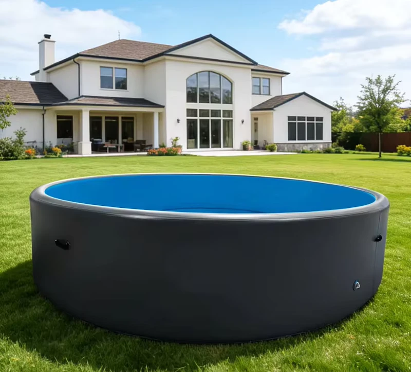 Piscina Gonfiabile Rotonda in PVC Impermeabile e Durevole per Bambini e Adulti da Giardino