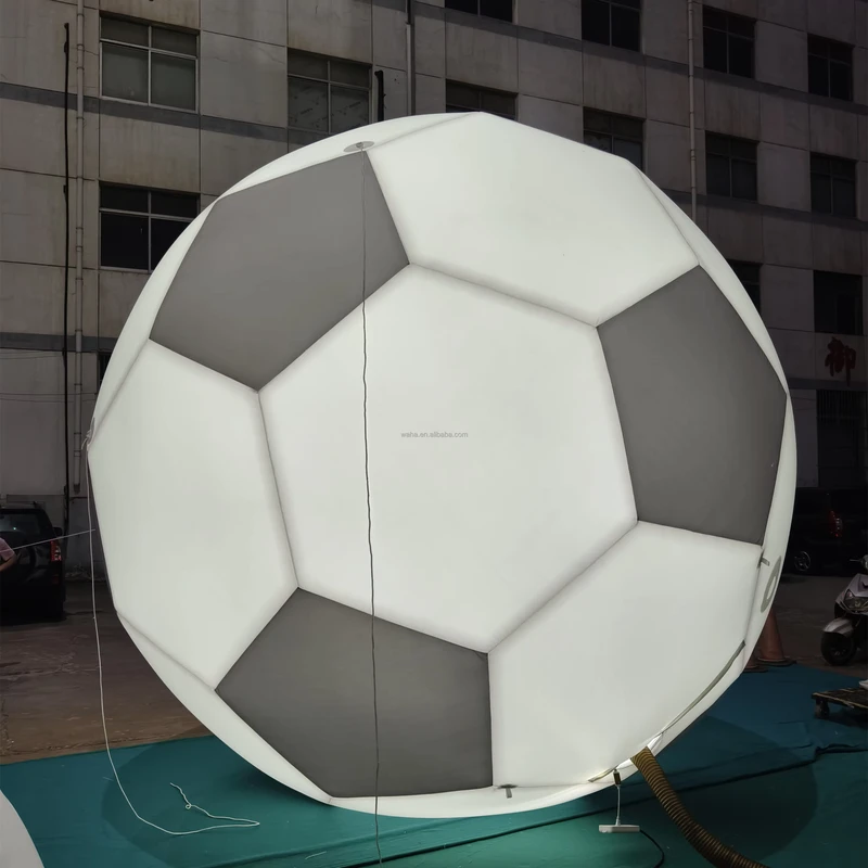 Giant opblaasbare voetbal grote opblaasbare voetbal decoratie voor voetbal evenement