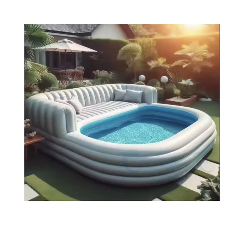Riesiges aufblasbares Sofa, Pool, aufblasbares Schwimmbecken für Wassersportspiele