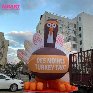Giant Inflatable Turkeys Custom Inflatable Christmas Turkey Mascot for Display