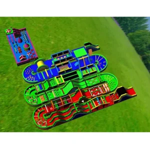 Giant Insane Inflatable 5k Game Adult Inflatable Obstacle Course for Event Crazy Inflatable