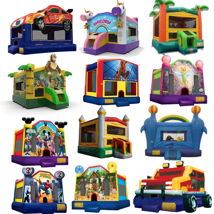 Giant Jump 5x5m PVC Outdoor Commercial Kids Inflatable Bounce House and Play Boat for Birthday
