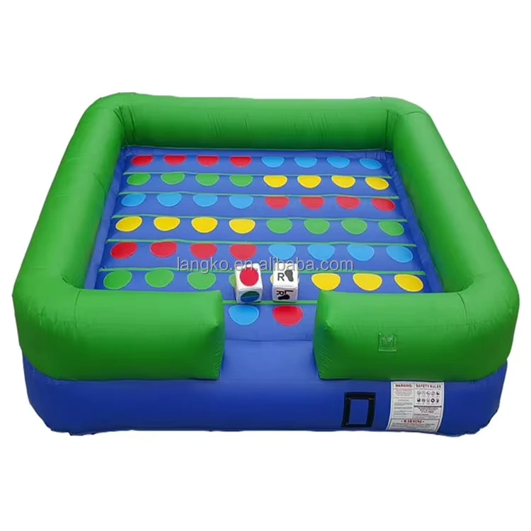 Juego Interactivo Inflable Twister para Niños y Adultos en Carnaval Gigante