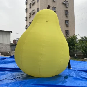 Giant Large Inflatable Pear Fruit Cartoon Balloon Model for Advertising