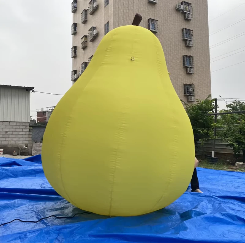 Giant Grote Opblaasbare Peer Fruit Cartoon Ballon Model voor Reclame