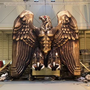Giant Metalen Gekleurde Adelaar Opblaasbaar Model Aangepaste Opblaasbare Reclame Podiumdecoratie