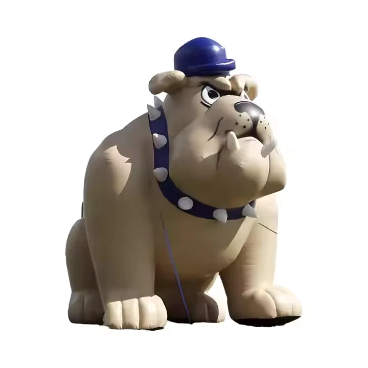 Giant OEM Size Outdoor Event Advertising Inflatable Bulldog Model with Oxford PVC Material Waterproof for Events