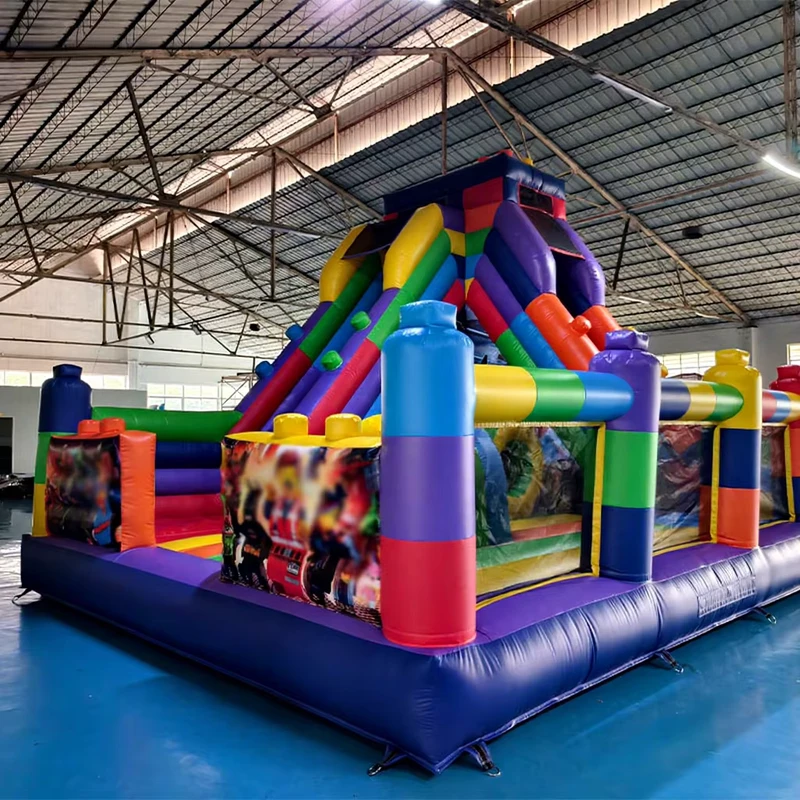 Giant Outdoor Inflatable Bounce House Robot Model Bouncer Kasteel voor Kinderen