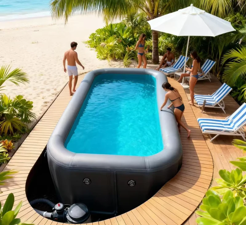 Piscina Inflable Gigante para Eventos al Aire Libre, Grado Comercial, OEM ODM de Fábrica