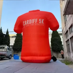 Giant Oxford Blow up Clothes Balloons Inflatable T Shirt Pop Market Advertising Inflatable T Shirt Model