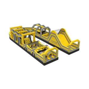 Giant PVC Inflatable Obstacle Course for Kids Adults Customized Size Outdoor Team Building Adventure Games