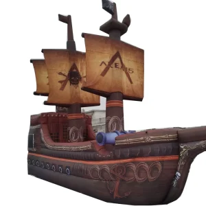 Giant Playground Park Decoration Photo Souvenir Inflatable Pirate Boat Shipping Sailing Navigation Model