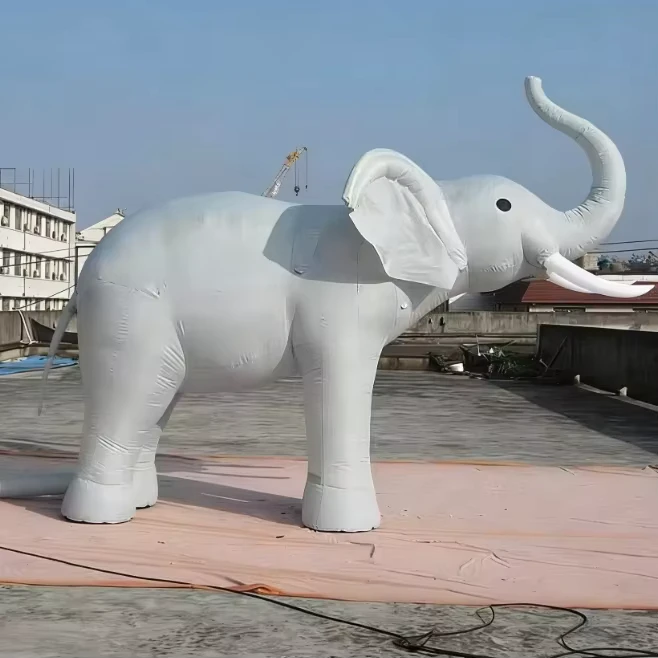 Giant Realistic Inflatable Elephant Model for Outdoor Event Advertising Decoration