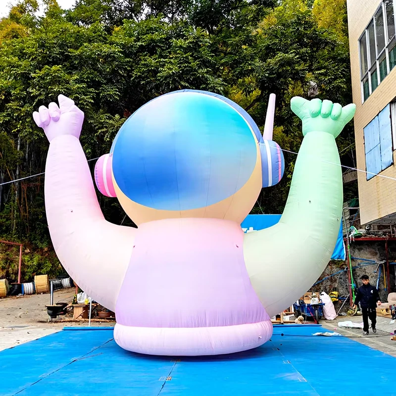 巨大宇宙テーマ広告インフレータブル宇宙飛行士イベント装飾テントバルーンアーチ小道具 海の可用性