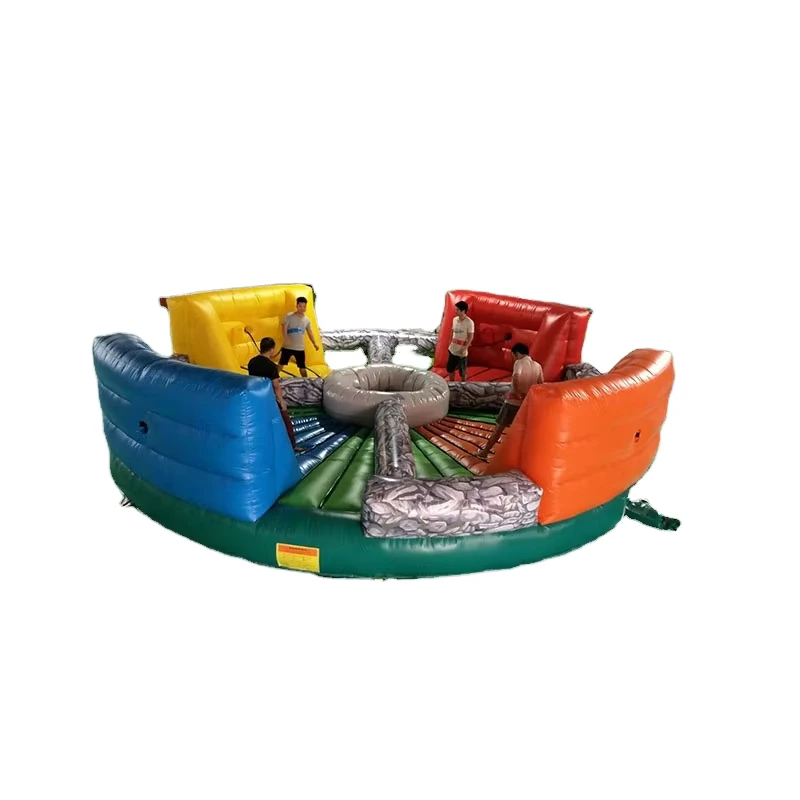 Juego Deportivo Interactivo Inflable de PVC Gigante Unisex para Niños, Uso en Carnaval con Ventilador