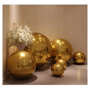 Glanzende opblaasbare disco ballon gigantische hangende spiegelbol voor feestdecoraties