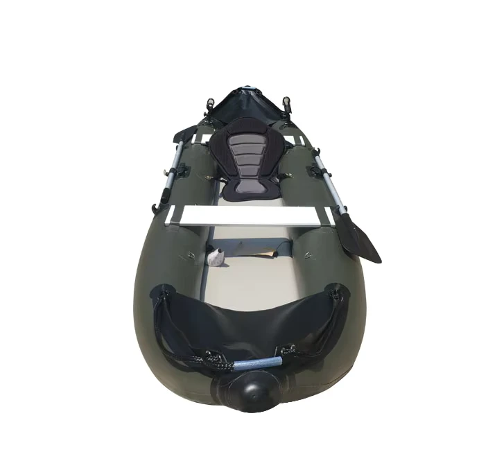 Goboat GTKA435 14ft Aufblasbares Angelkajak 2 Personen Doppel-Sitz Faltbar CE-zertifiziert