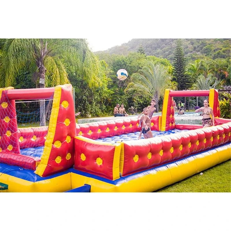 Good Football Court Inflatable Soapy Soccer Stadium