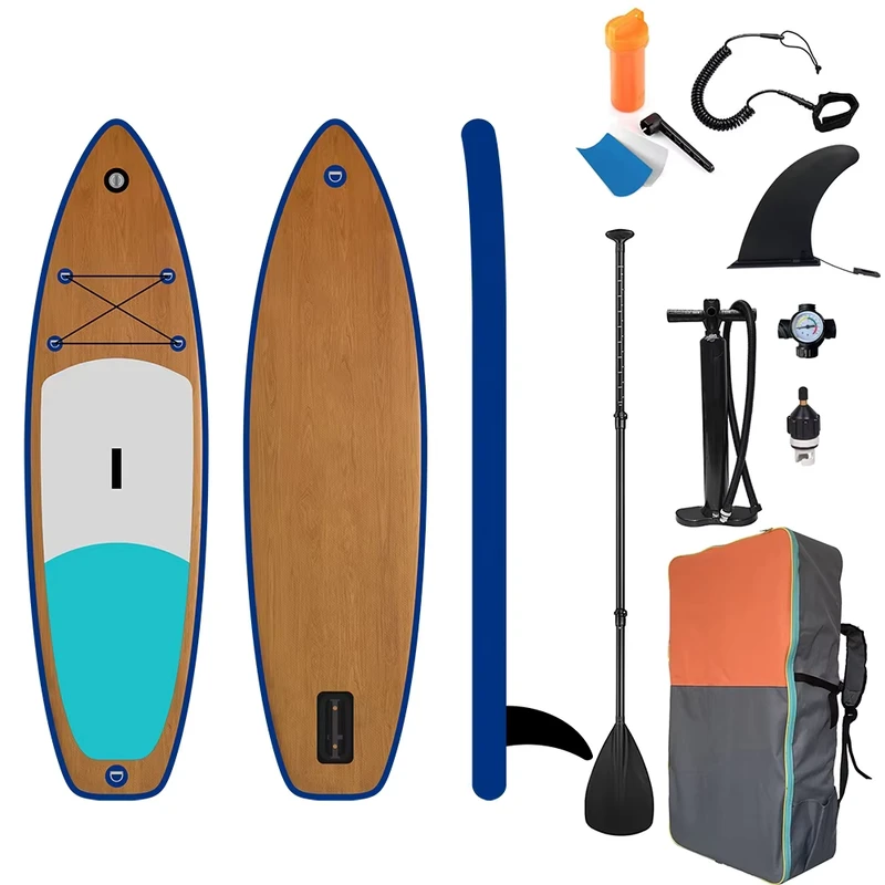 Papan Dayung Inflatable SUP Berkualitas Baik dan Tahan Lama untuk Berselancar Air 335cm dengan Aksesori Lengkap