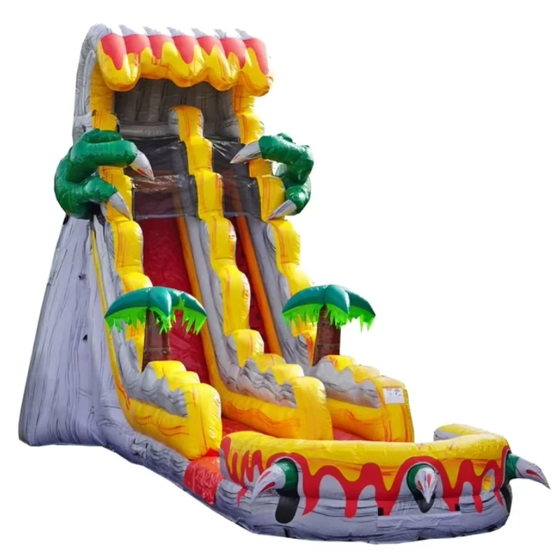 Gros toboggan gonflable de qualité, toboggan aquatique gonflable pour enfants et adultes