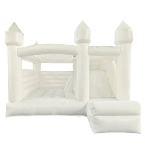 Goede Kwaliteit Opblaasbaar Springkasteel Aangepaste Kleur Bruiloft Springkasteel PVC Materiaal Buiten Gebruik Aangepast Logo Springen