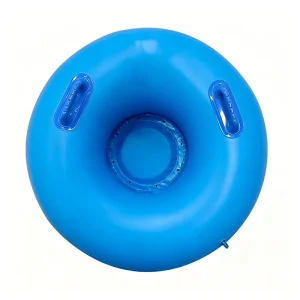 Gute Qualität NIEDRIGER MOQ 1 Fahrer Blauer Aufblasbarer Wasserpark-Rohr mit Boden
