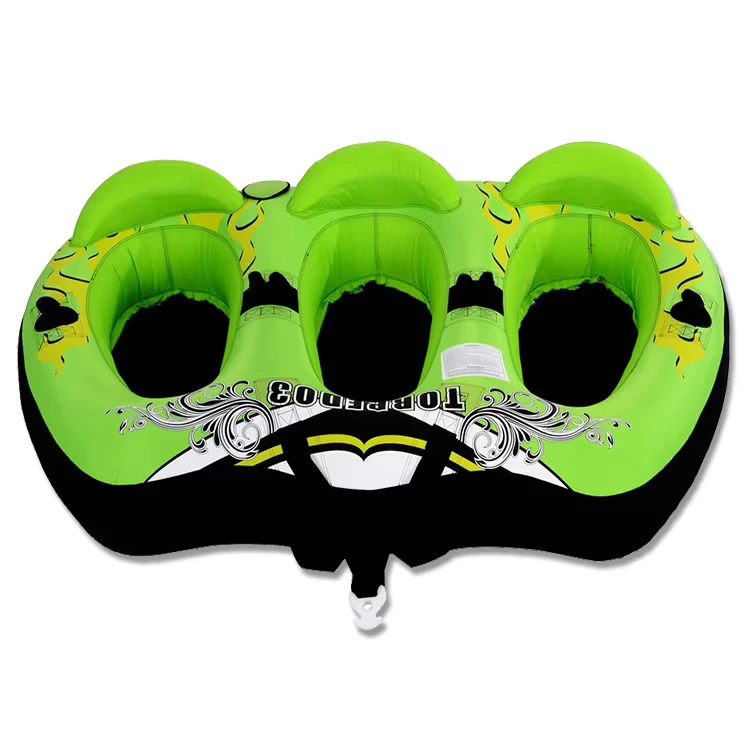 Good Quality PVC 3 Person Inflatable Boat Towable Tube with Factory Price