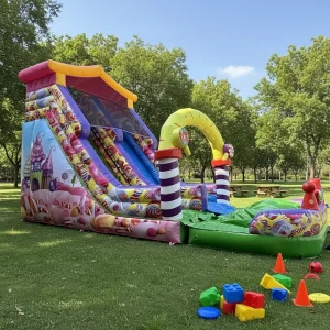 Good Sales Grade One Commercial Factory Customized Inflatable PVC Small Slide Commercial Inflatable Slide Park for Kids