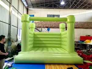 Green Bounce House Romantic Green Bouncy Castle