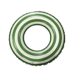 Groene Streep Zwemring voor Volwassenen Kinderen Zwemring Inflatable Aangepaste Zwemring voor Water Spel