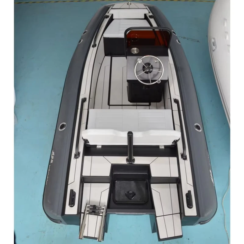 Gt RIB760 7.6 मीटर RIB इन्फ्लेटेबल बोट यॉट डिंगी रिगिड टेंडर बोट
