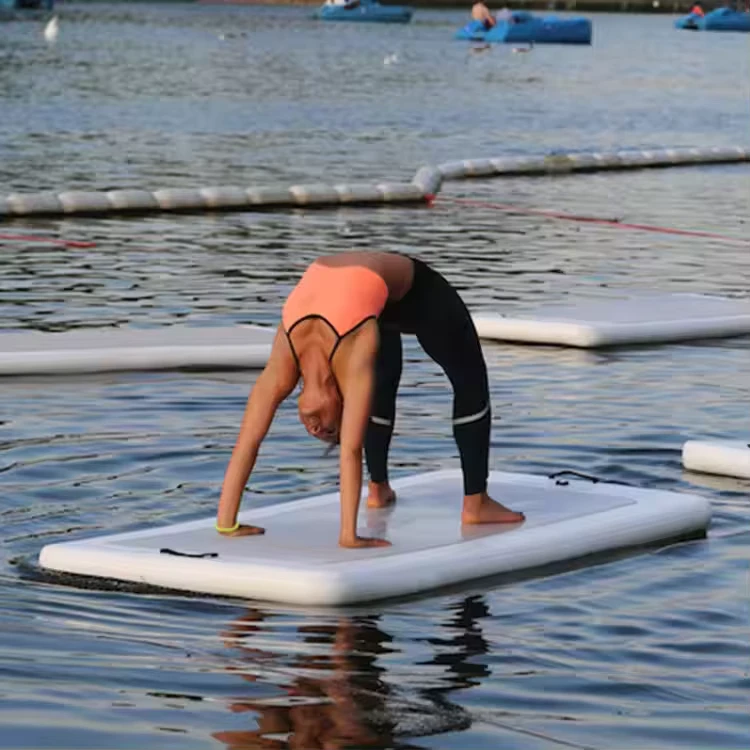 Colchoneta de Aire para Gimnasia, Plataforma Flotante de PVC para Fitness