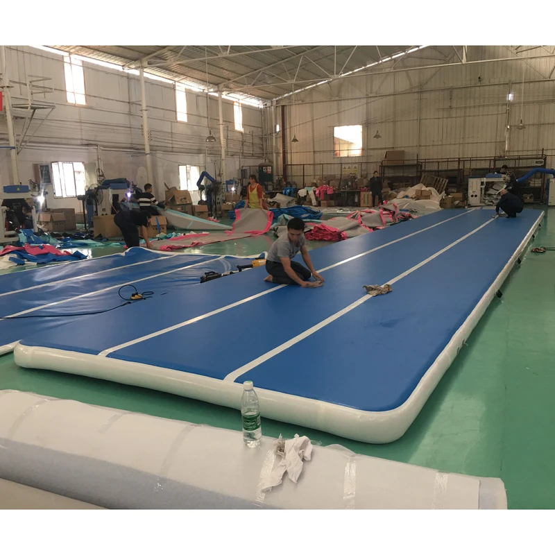 Gymnastik-Luftbahn-Tumbling-Matte Aufblasbare Cheerleading Gymnastik-Lande-Lufttrack-Matte