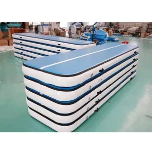 Peralatan Senam PVC Kain Dinding Ganda Tahan Air 2m Jalur Udara Inflatable