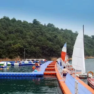 HDPE Floating Pontoon Dock Cubes Plastic Pontoon Platform for Swimming Pool Jet Ski Dock Marina Accessories