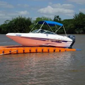 Плавающая платформа из HDPE 500x500x400 мм, 350 кг м для лодки и плавающего дока