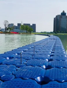 Piattaforma galleggiante modulare HDPE - Cubi galleggianti con connettori gratuiti, impermeabili e ecologici