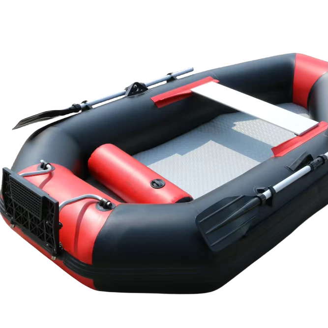 HX200 2.0M Thuyền câu cá thể thao cao tốc 3 người bơm hơi, Kayak, Canoe với sàn khí và phụ kiện miễn phí