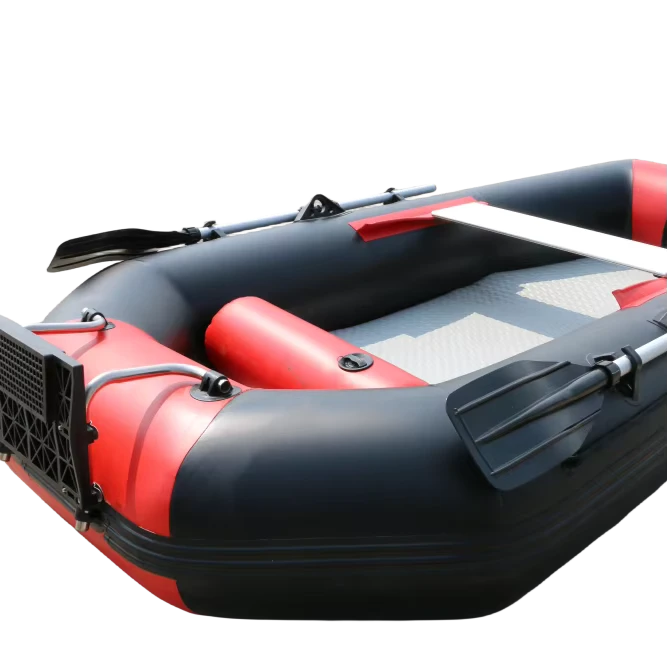 HX200 200CM bateau pneumatique en PVC, bateau de pêche gonflable avec pagaie, prêt à expédier, canot pneumatique