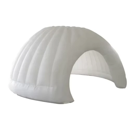 Tenda Igloo Inflável em Forma de Domo Semi-Circular para Eventos e Festas