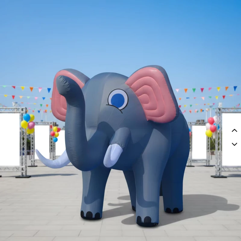 Halloween Custom Giant Cartoon Inflatable Elephant Mascot Inflatable Advertising Design for Events for Advertising Inflatables