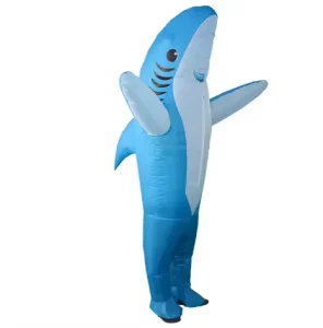 Halloween Funny Inflatable Cartoon Shark Cosplay Performance Props