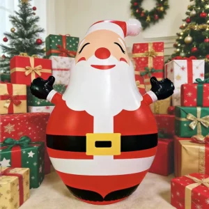 Halloween Glowing Inflatable Old Man Tumbler Outdoor Party Ornament