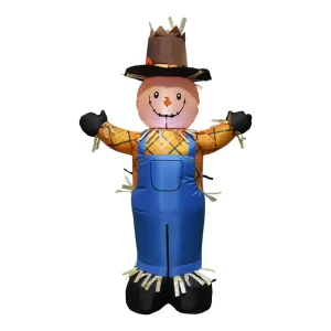 Halloween Scarecrow Cosplay Party Outfit Adult Inflatable Costume for Festival Carnival Events