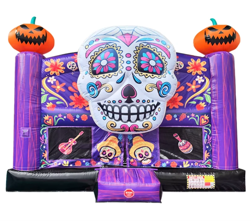 ハロウィンテーマ カラベラ バウンスハウス フェスティバル インフレータブル バウンシング ジャンピング バウンサー ハウス インフレータブル コンボ ジャンピング キャッスル コンボ