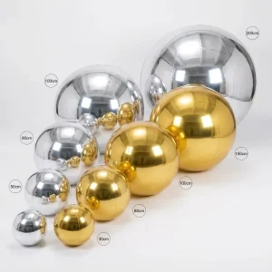Hanging Inflatable Giant Sphere Ball Mirror Balloon Waterproof Easy Setup Durable for Events Parties Wedding